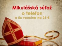 Mikulášska súťaž o iPhone 7 32GB a 5x voucher v hodnote 25€