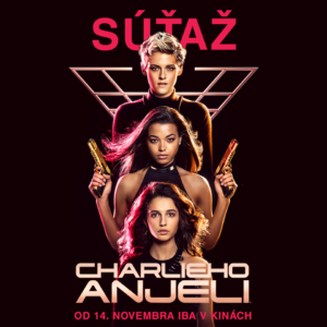 Súťaž o štýlový batoh s motívom filmu, DVD a tetovačky CHARLIEHO ANJELI