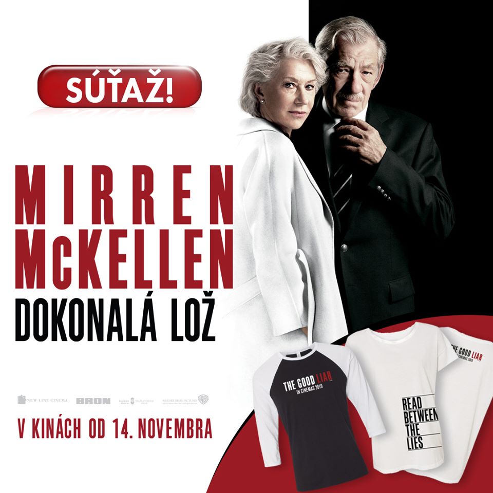 Súťaž o dámske a pánske tričko s motívom filmu Dokonalá lož