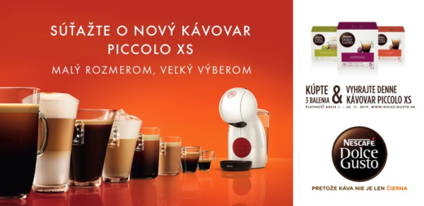 Súťaž o 30 kávovarov Piccolo XS