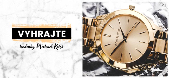 Súťaž o dámske hodinky Michael Kors Slim Runway MK3179