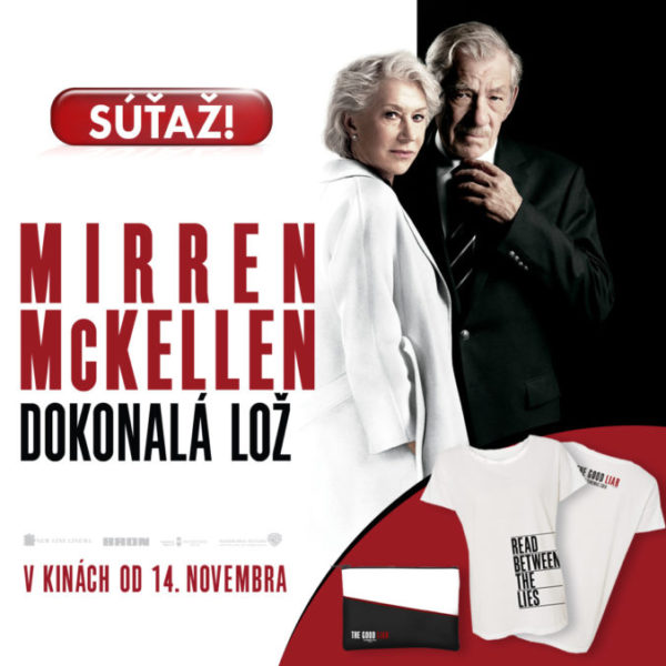 Súťaž o dámske tričko a taštičku s motívom filmu Dokonalá lož