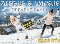 Súťaž o veľké drevené sánky v hodnote až 46 €