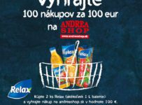 Vyhrajte 100 nákupov za 100 eur na andreashop.sk