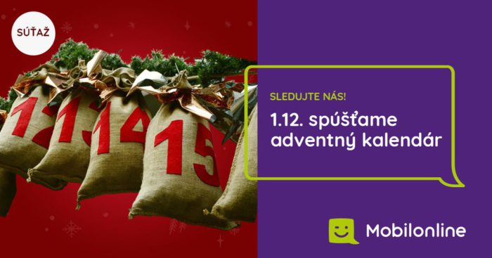 Adventný kalendár mobilonline.sk