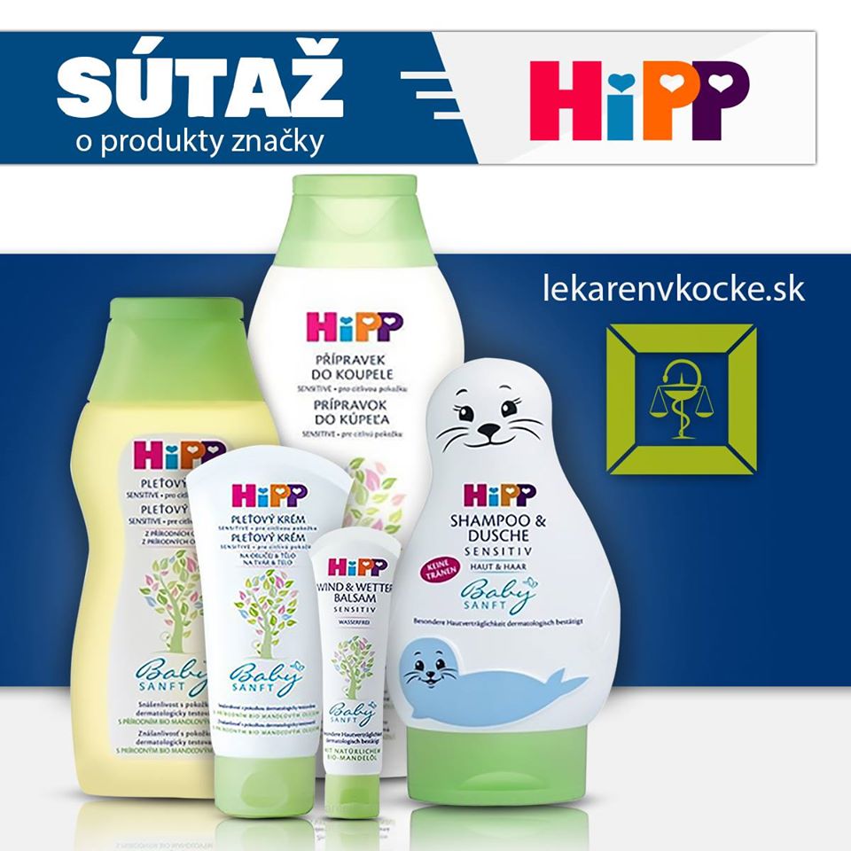 Súťaž o darčekový balíček HIPP