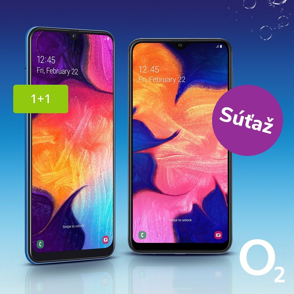 Súťaž o dva smartfóny Samsung Galaxy A50 a Galaxy A10