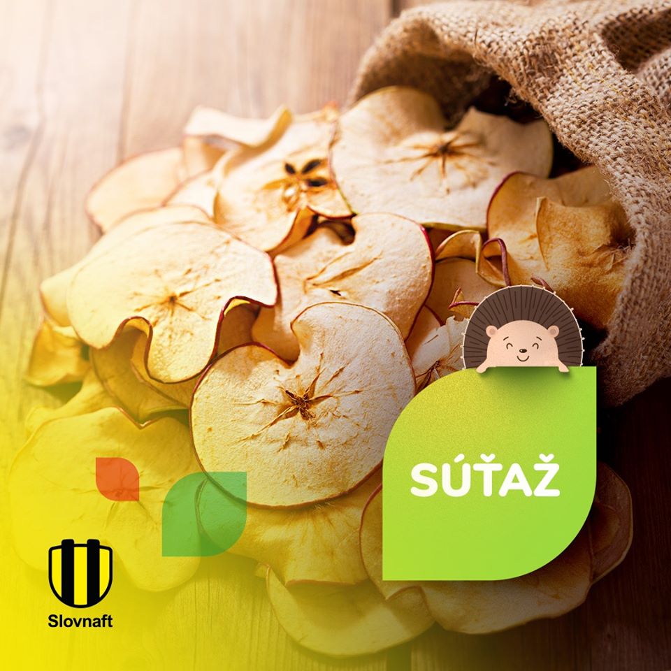Súťaž o sušené jabĺčka pre troch výhercov