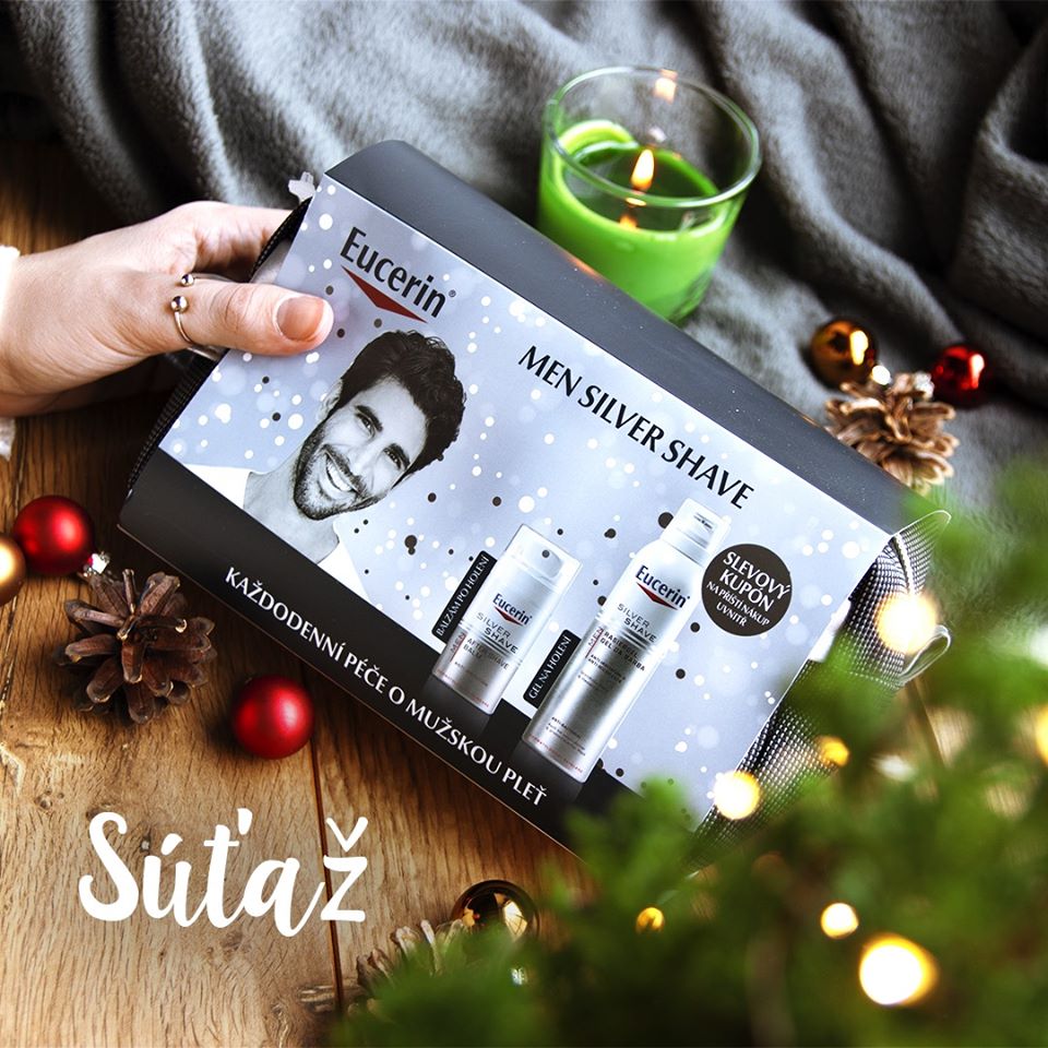 Súťaž o vianočnú kazetu Eucerin Men Silver Shave