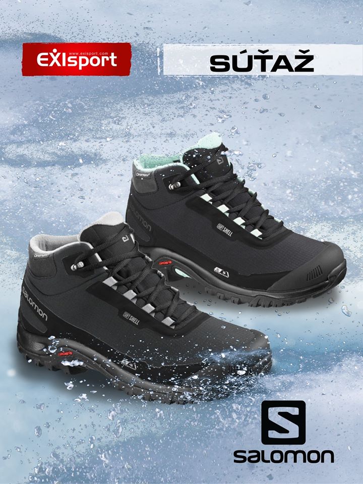 Súťaž s EXIsport o 2x turistickú zimnú obuv značky Salomon
