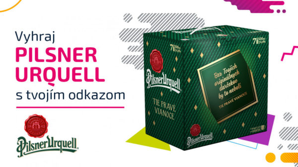 Súťaž o 10x darčekové balenie piva Pilsner Urquell s vlastným odkazom