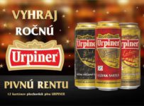 Súťaž o 12 kartónov plechoviek piva URPINER podľa vlastného výberu