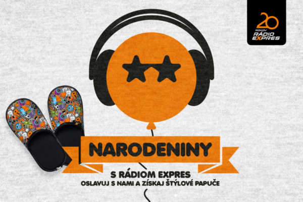 Narodeniny s Rádiom Expres, vyhrajte štýlové papuče