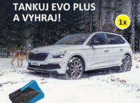 Natankujte 30L EVO Plus a vyhrajte Škoda Kamiq alebo palivovú kartu