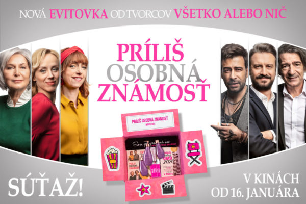 Príliš osobná známosť – vyhraj filmový balíček
