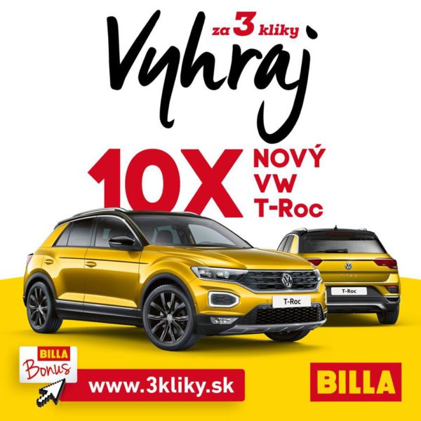 Súťaž o 10 automobilov VW T-Rock