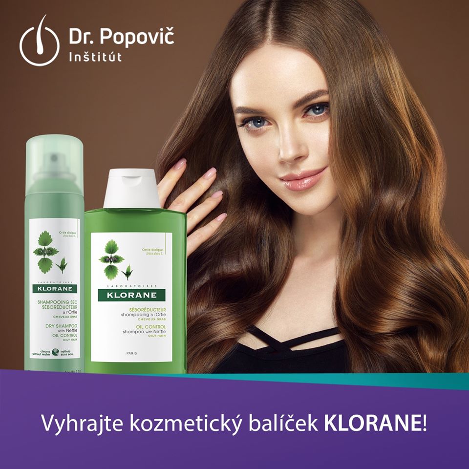 Súťaž o suchý a klasický šampón značky KLORANE