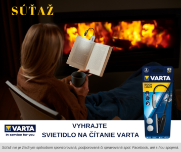 Súťaž o svietidlo na čítanie VARTA