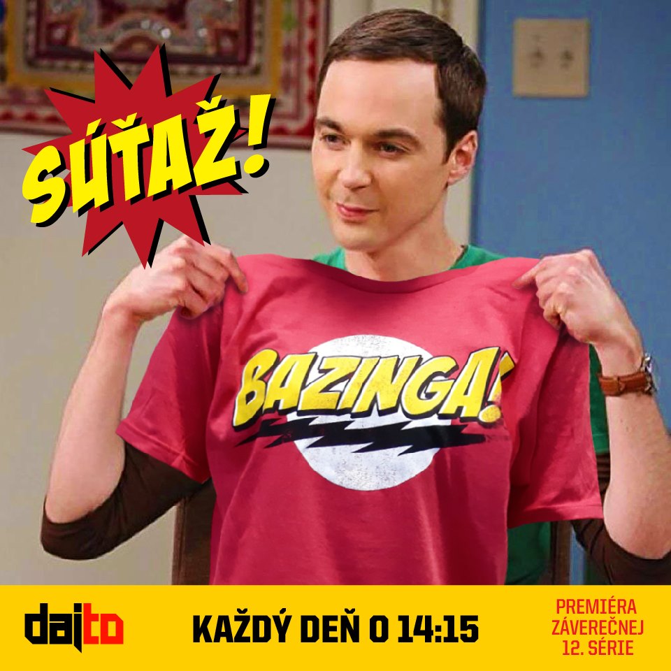 Súťaž o tričká Bazinga