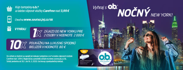 Súťaž s o.b. o nočný New York