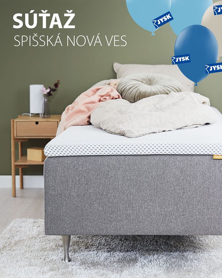Súťaž o 10x darčekový kupón JYSK na nákup v hodnote 20 eur