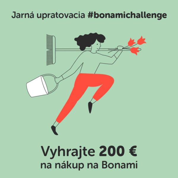 Upracte si s Bonami a vyhrajte 200 €