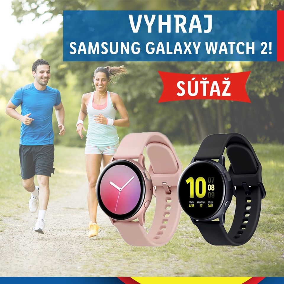 Súťaž o Samsung Galaxy Watch Active 2