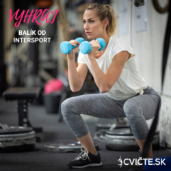 Súťaž o balíček na cvičenie od Intersport Slovensko
