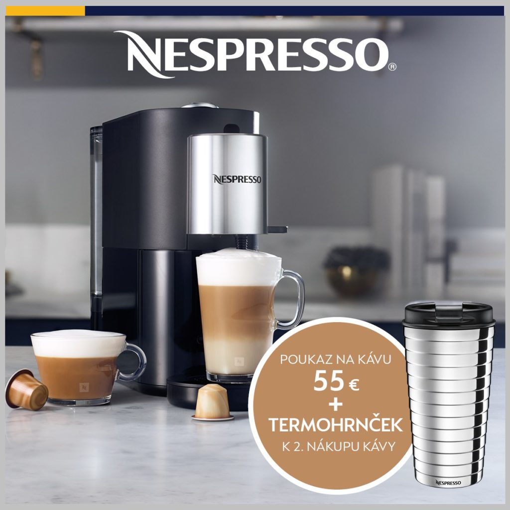 Súťaž o nový kávovar Nespresso Atelier