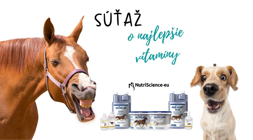 Súťaž o vitamíny pre Vašich miláčikov v hodnote 70€