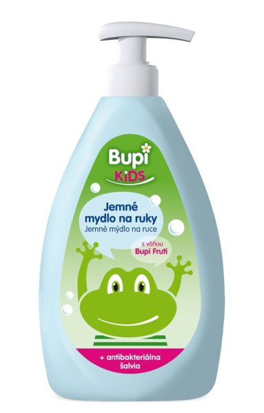 Súťaž o Bupi KIDS Jemné antibakteriálne mydlo na ruky so šalviou