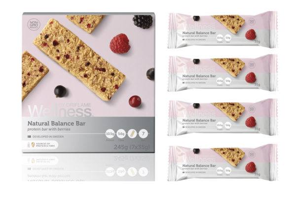 Vyhrajte vylepšené proteínové tyčinky Natural Balance od Oriflame