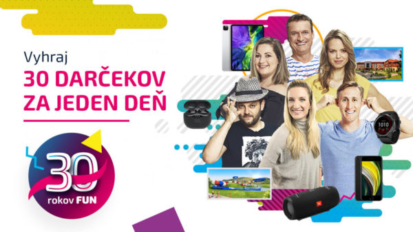 30 rokov Fun rádia, 30 darčekov