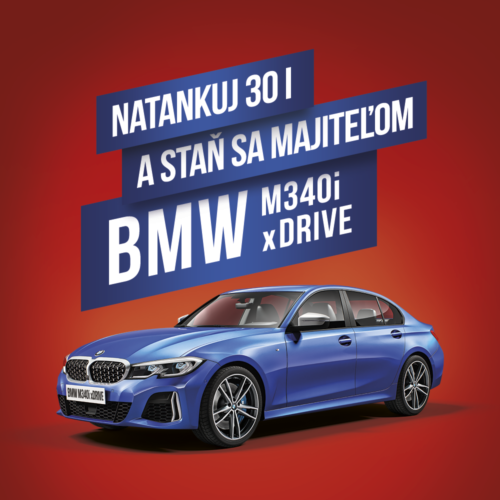 Natankuj 30l a vyhraj BMW M340 xDrive