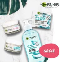 Súťaž o 10 balíčkov s novým radom Hyaluronic Aloe od Garnier