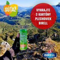 Súťaž o 3 kartóny plechoviek Birell