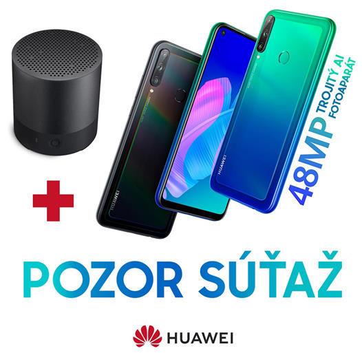 Súťaž o Huawei P40 Lite E + reproduktor CM510