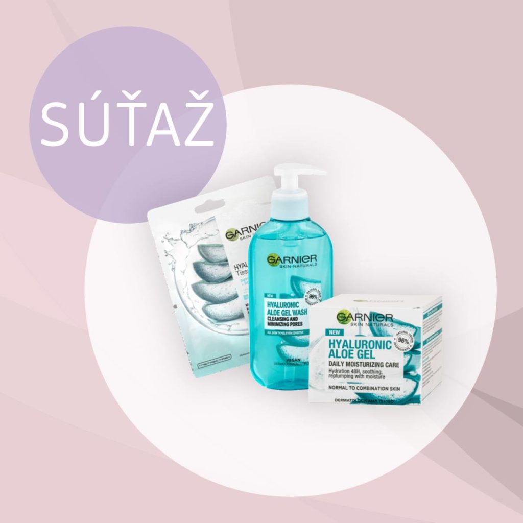 Súťaž o balíček starostlivosti o pleť Hyaluronic Aloe od Garnier