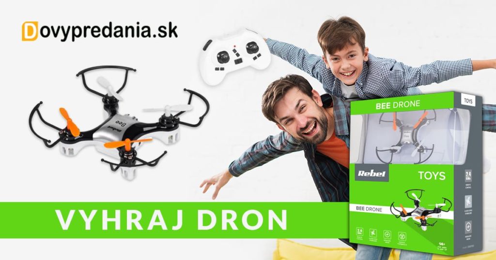 Súťaž o detský dron na diaľkové ovládanie