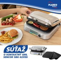 Súťaž o kontaktný gril Sencor SBG 6231SS