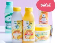 Súťaž o banánový balíček Fructis Hair Food šampón, balzam a masku