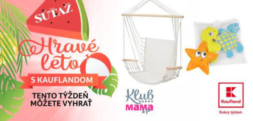 Súťaž o závesné kreslo a hračky do vodSúťaž o závesné kreslo a hračky do vody od Kauflanduy od Kauflandu