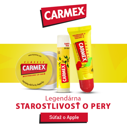 Súťaž s CARMEX o hodnotné ceny od Apple