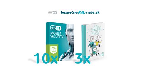Vyhrajte 10x licenciu ESET Mobile Security a 3x knihu