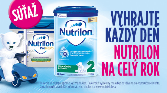 Vyhrajte Nutrilon na celý rok