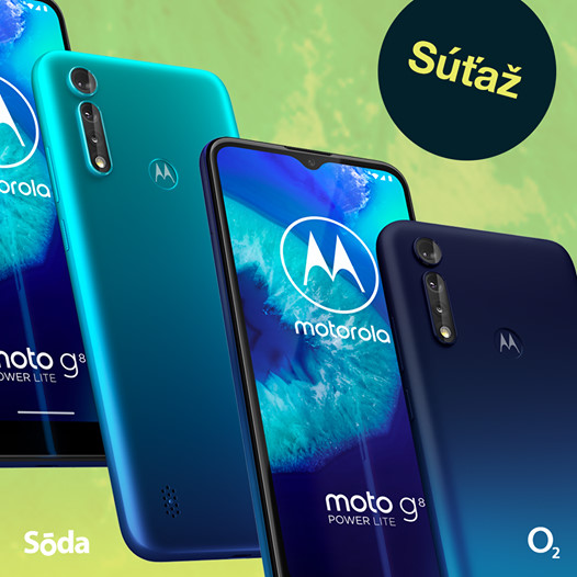 Súťaž o Motorolu Moto G8 Power Lite