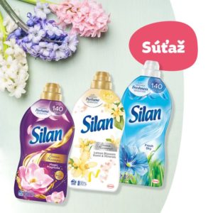 Súťaž o 10x 3 balenia aviváže Silan