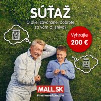 Súťaž o 200 € voucheru na nákup na MALL.SK