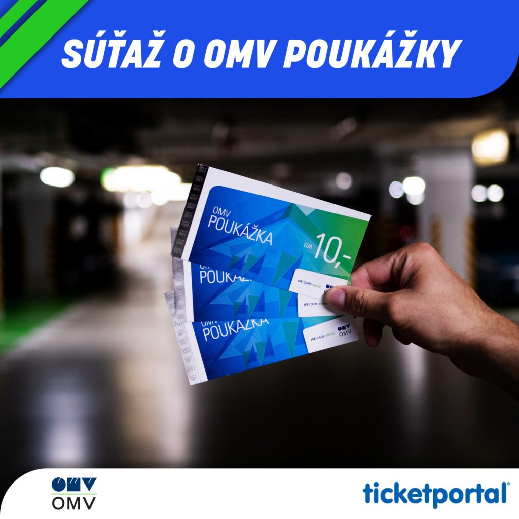 Súťaž o 5x tri 10€ poukážky OMV