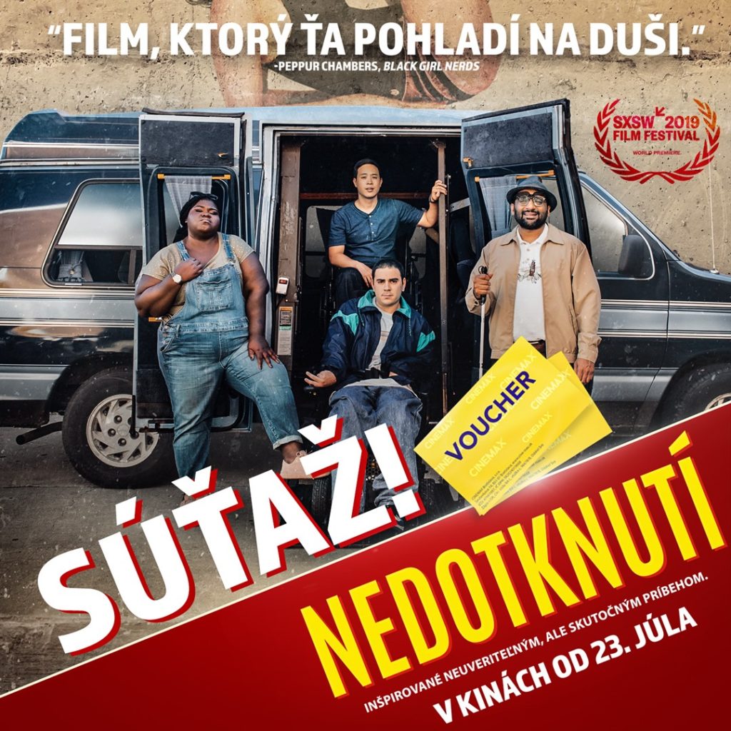 Súťaž o lístky na film NEDOTKNUTÍ do ľubovoľného z kín siete CINEMAX